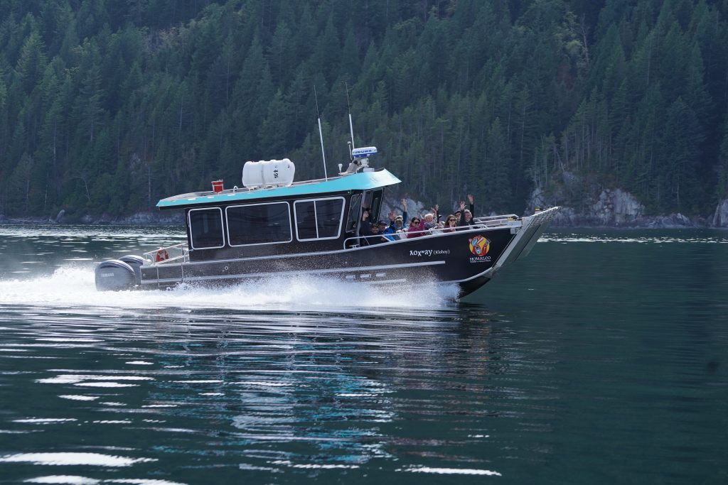 Homalco Wildlife & Cultural Tours Boats on the water in Campbell River
